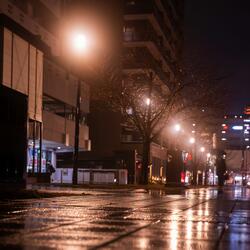 I was lost, walking in the night,