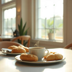 Cafe Bossa in the Morning Light