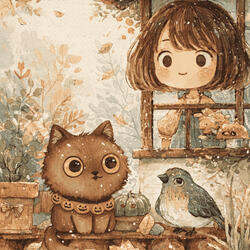 A gift passed on by the cat and dove