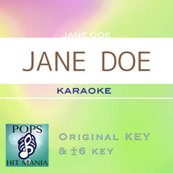 JANE DOE(Karaoke)