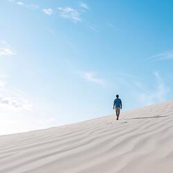 I was walking low, my spirit tied,