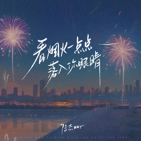 看烟火一点点落入你眼睛