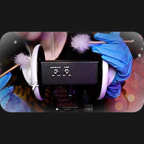 Asmr 3Dio Triggers, Ear Cleaning, Brushing, Konjac Sponge, Cotton, Gloves, No Talking