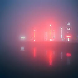 Misty Neon Dreams
