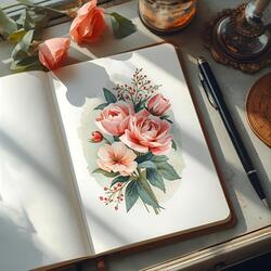 Tomorrow's flowers bloom in the diary