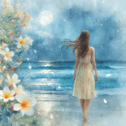 Moonlight, Waves, and Her Wandering Heart