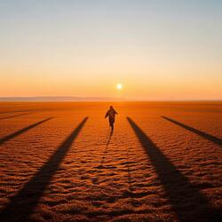 Bayangmu di ujung hari