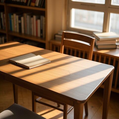 Cozy study on a sunny afternoon