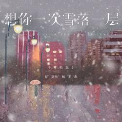 想你一次雪落一层