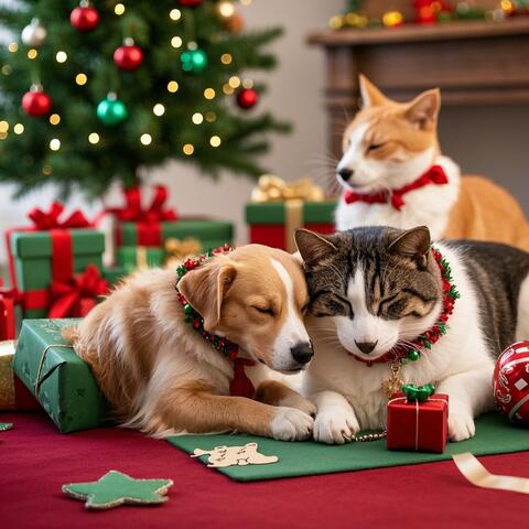 Pets on Christmas