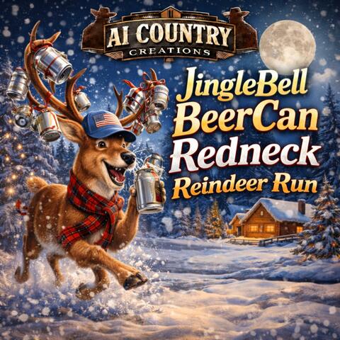 JingleBell Beer Can Redneck Reindeer Run