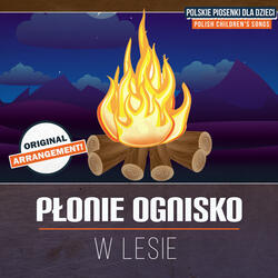 Płonie ognisko w lesie