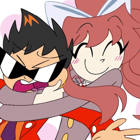 O Cara e a Monika em DDLC PT BR