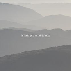 Le Sens Que Tu Lui Donnes