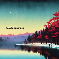 touching grass