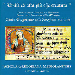 Antifona Cisterciense: Memorare, o piissima Virgo (I modo, Bernardo di Clairvaux)