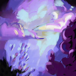 Floating on a Cloud (with soothing white noise)
