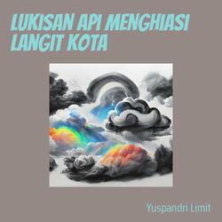 Lukisan Api Menghiasi Langit Kota