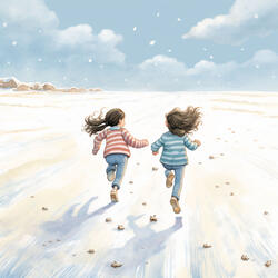 Snow On The Beach