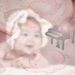 Piano lullaby for her daughter