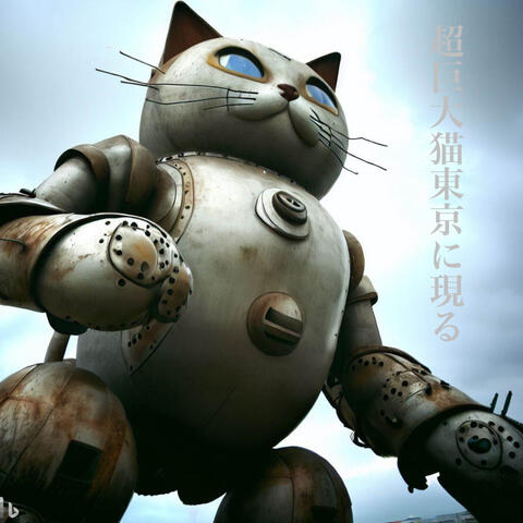 Giant Cat Appears in Tokyo