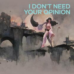 I Don't Need Your Opinion