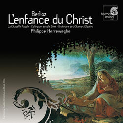 Troisième partie. L'arrivée à Saïs.: Sc. II (fin)., Le Père de famille, Marie, Joseph, Chœur "Vous pleurez, jeune mère..."