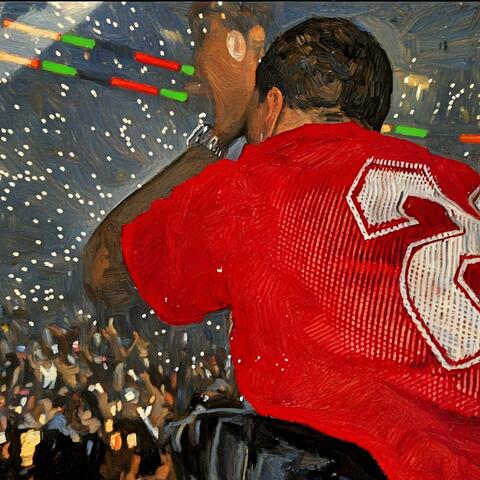 tears on his rings and chains