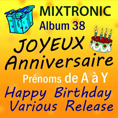 Joyeux Anniversaire Prénoms de A à Z Album 38