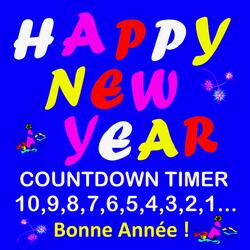 Bonne année! - Avec compte à rebours 10, 9, 8, 7...