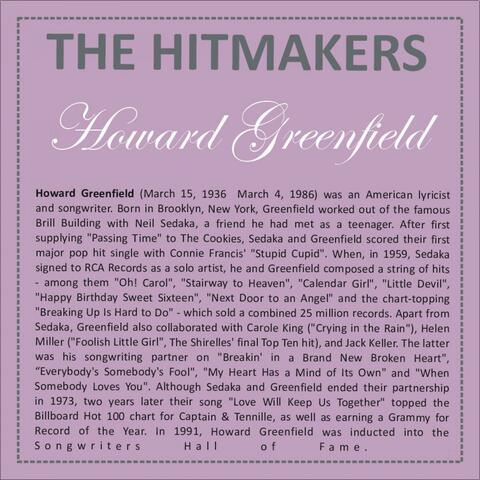 Hits of Howard Greenfield