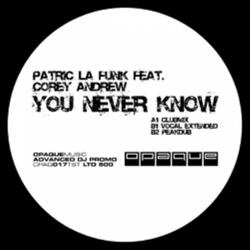 You never know