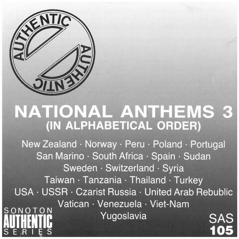 National Anthems, Vol. 3