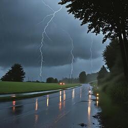 Rainstorm Sounds for Relaxing, Focus or Deep Sleep Pt.3