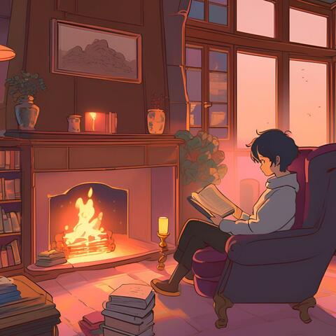 Fireplace Flickers: Lofi Lounge Music