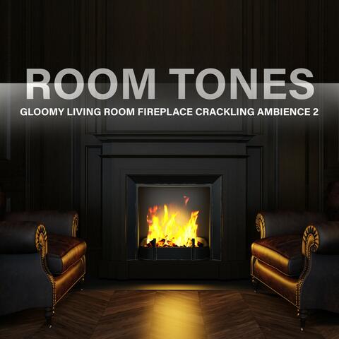 Room Tones: Gloomy Living Room Fireplace Crackling Ambience 2