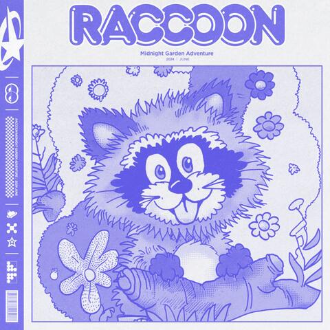 Raccoon Midnight Garden Adventure