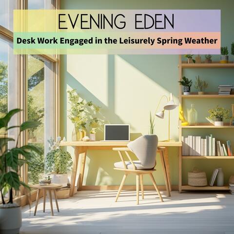Desk Work Engaged in the Leisurely Spring Weather