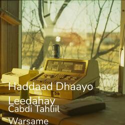 Haddaad Dhaayo Leedahay