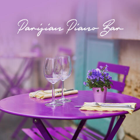 Parisian Piano Bar: Expressive Lively Street Cafe, Emotional Weekend Jazz for Lovers