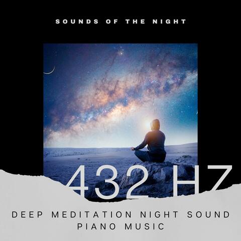 Deep Meditation Night Sound, 432 Hz Piano Music