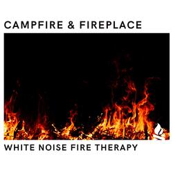 Relaxing Ocean Wave Sounds & Calming Crackling Fire Sound, White Noise (Loopable)