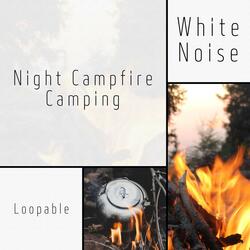 (White Noise) Relaxing Fire and Ocean Sounds for Sleep - Loopable