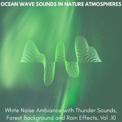 Calming Ocean Waves and Loud Thunderstorm
