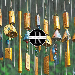 Harmony Rainfall Reverie Windchime with Calming Rainfall Tones