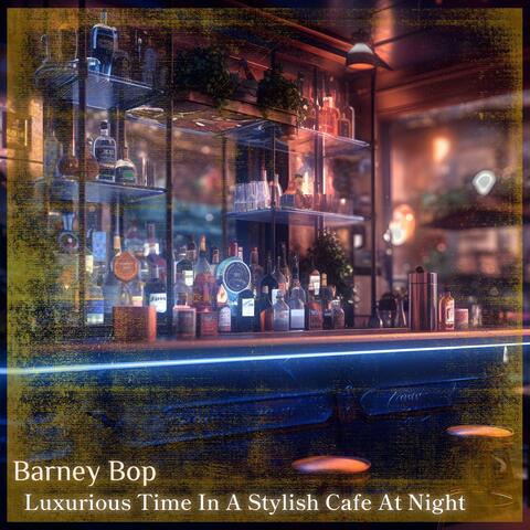 Luxurious Time in a Stylish Cafe at Night