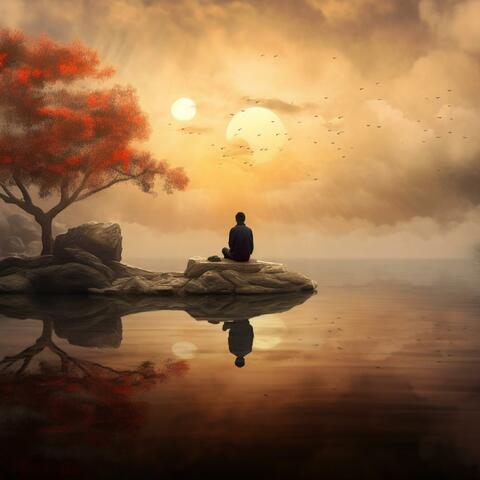 Sanctuary in The Skies: Zen Meditation Music with The Sounds of Rain and The Thunderstorm for Deep Relaxing State