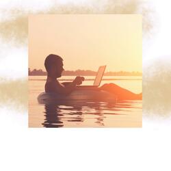 Relaxing Voices By Sandy Lake Shore