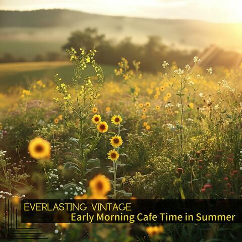 Early Morning Cafe Time in Summer