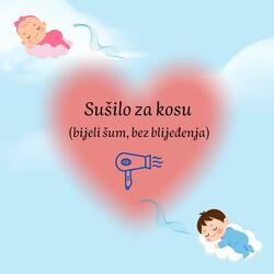 Sušilo za kosu (bijeli šum, bez blijeđenja) - 1